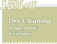 Cleaning Coupons | 15% off drapes, blinds and curtains | CITICLEAN